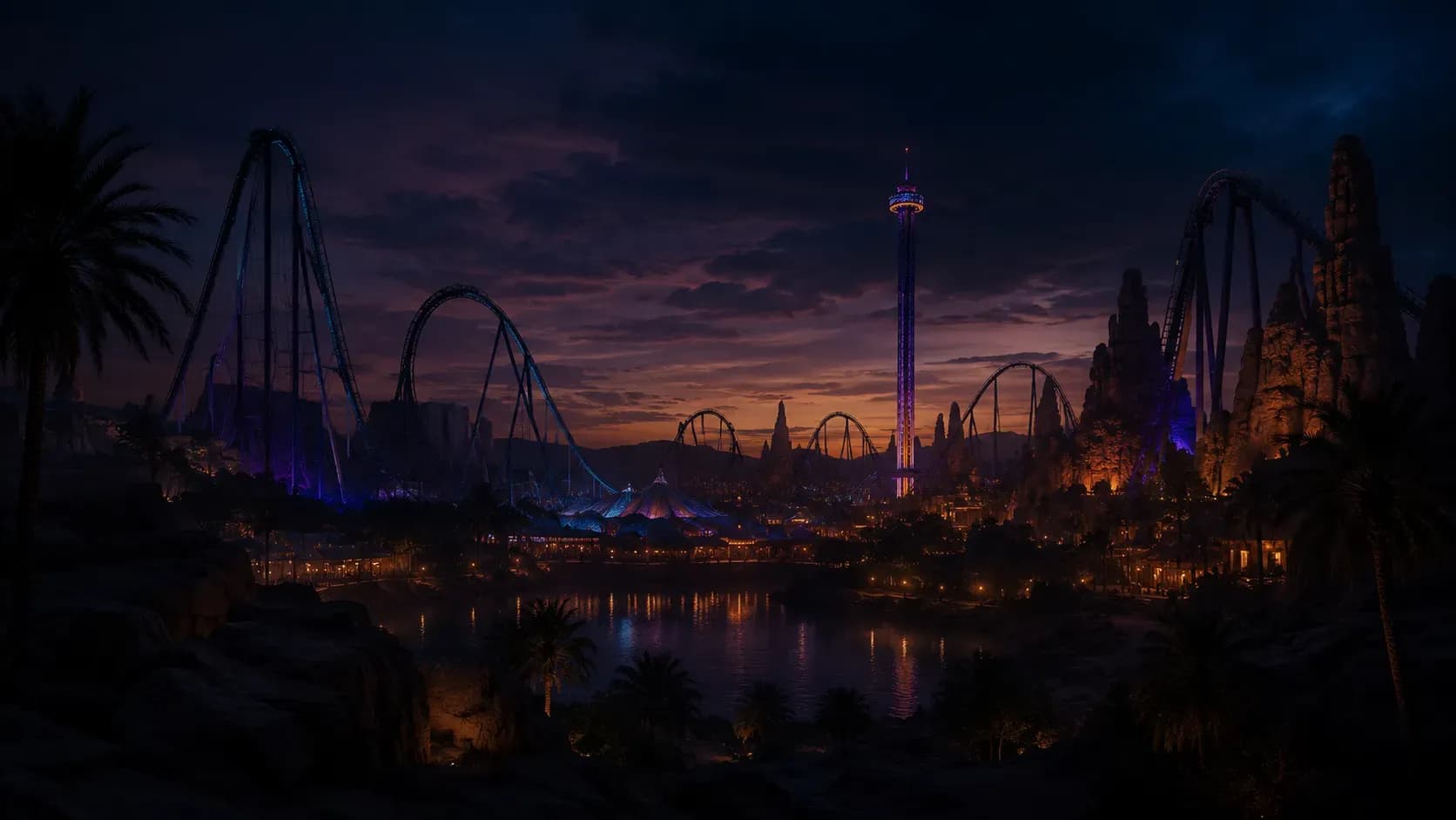 парк Disneyland Abu Dhabi на острове Яс