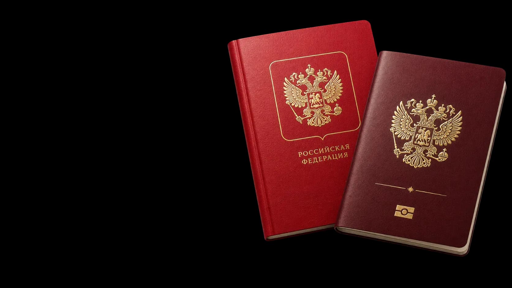 Российские паспорта для проверки документов перед поездкой