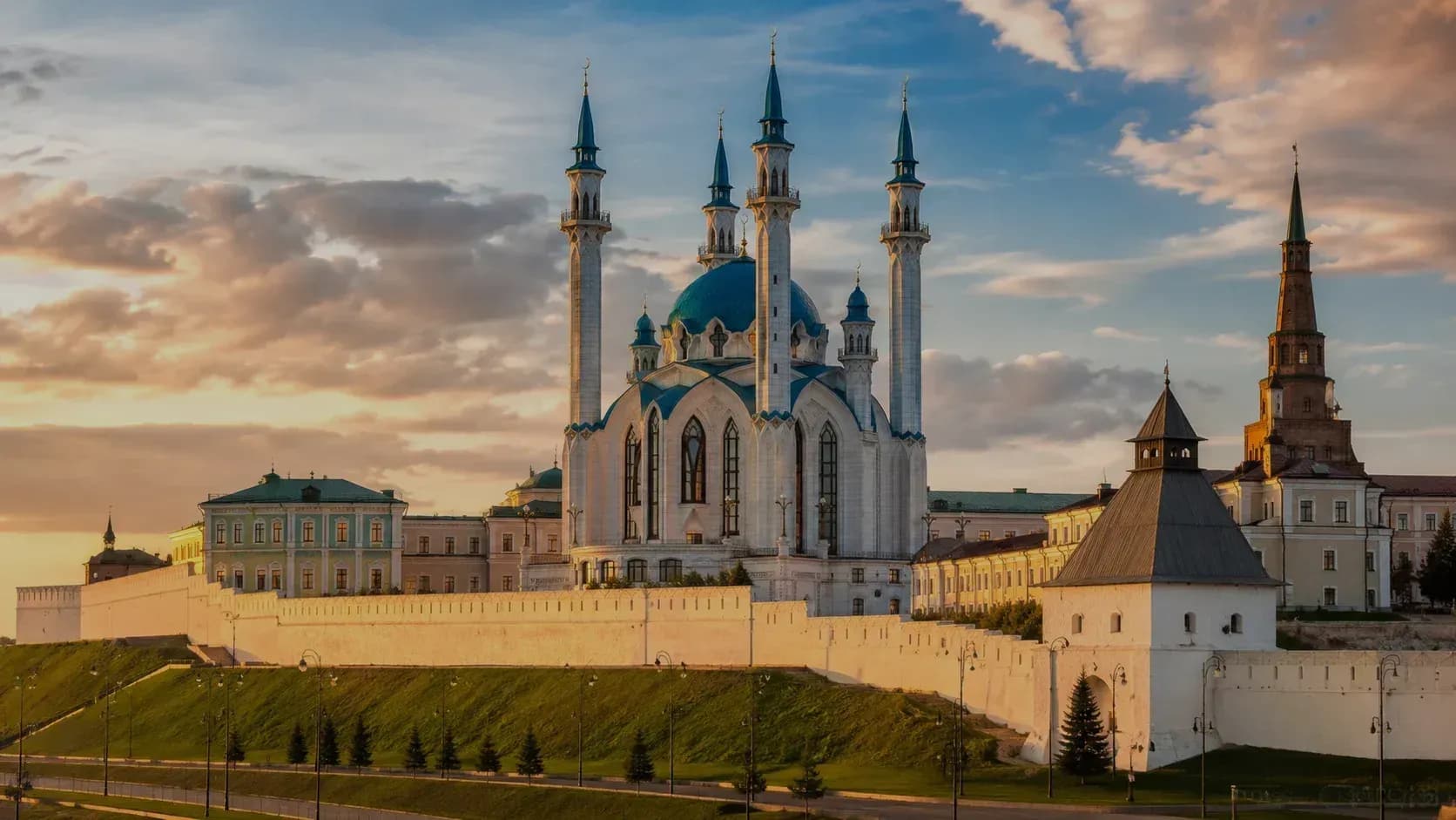 Казанский Кремль на закате