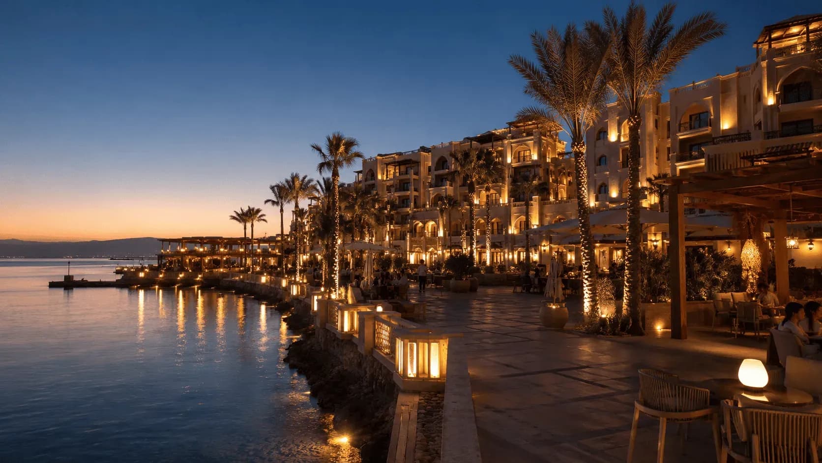 Вечерний luxury-курорт Шарм-эль-Шейха