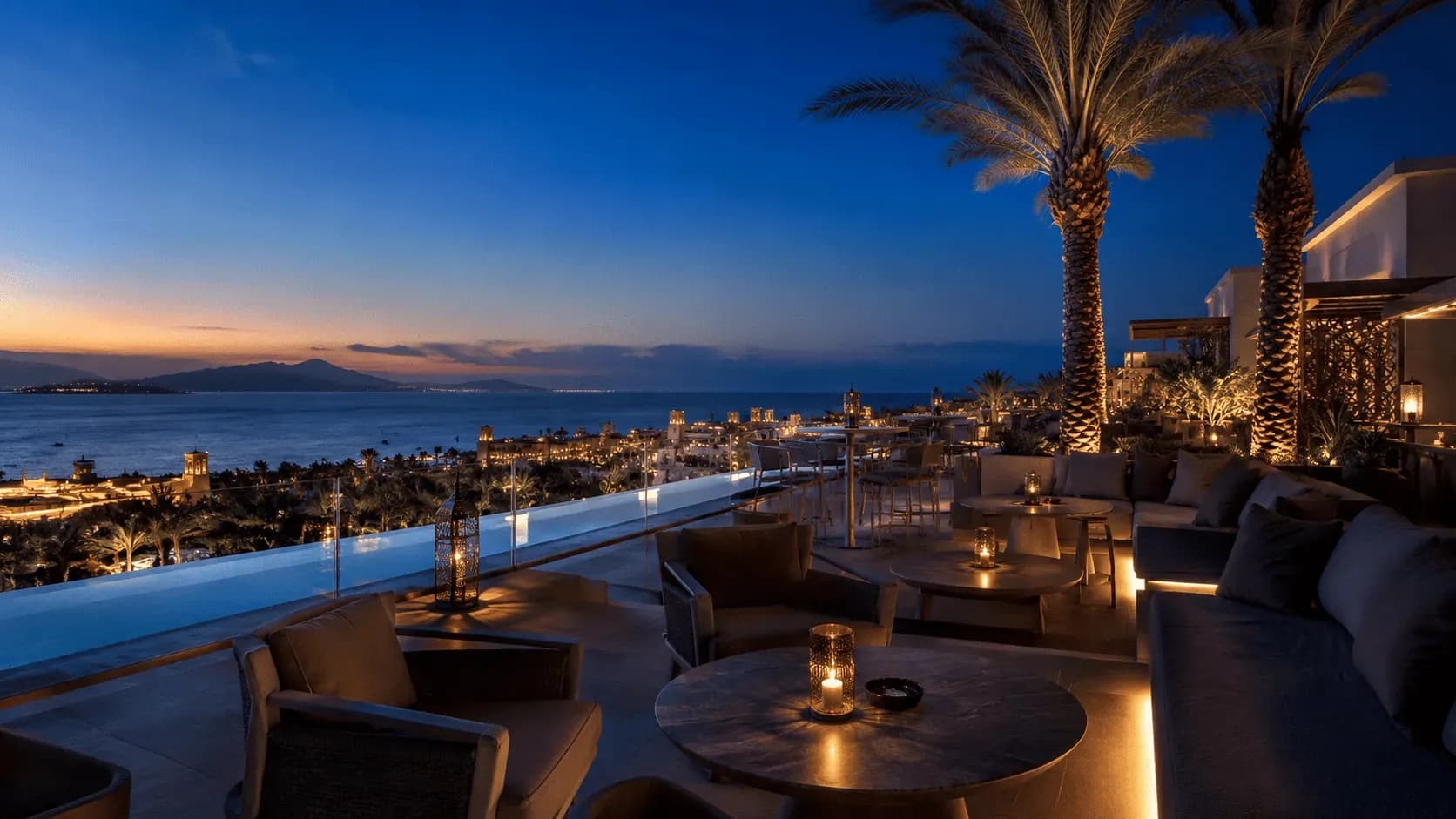 Luxury-терраса с видом на Красное море