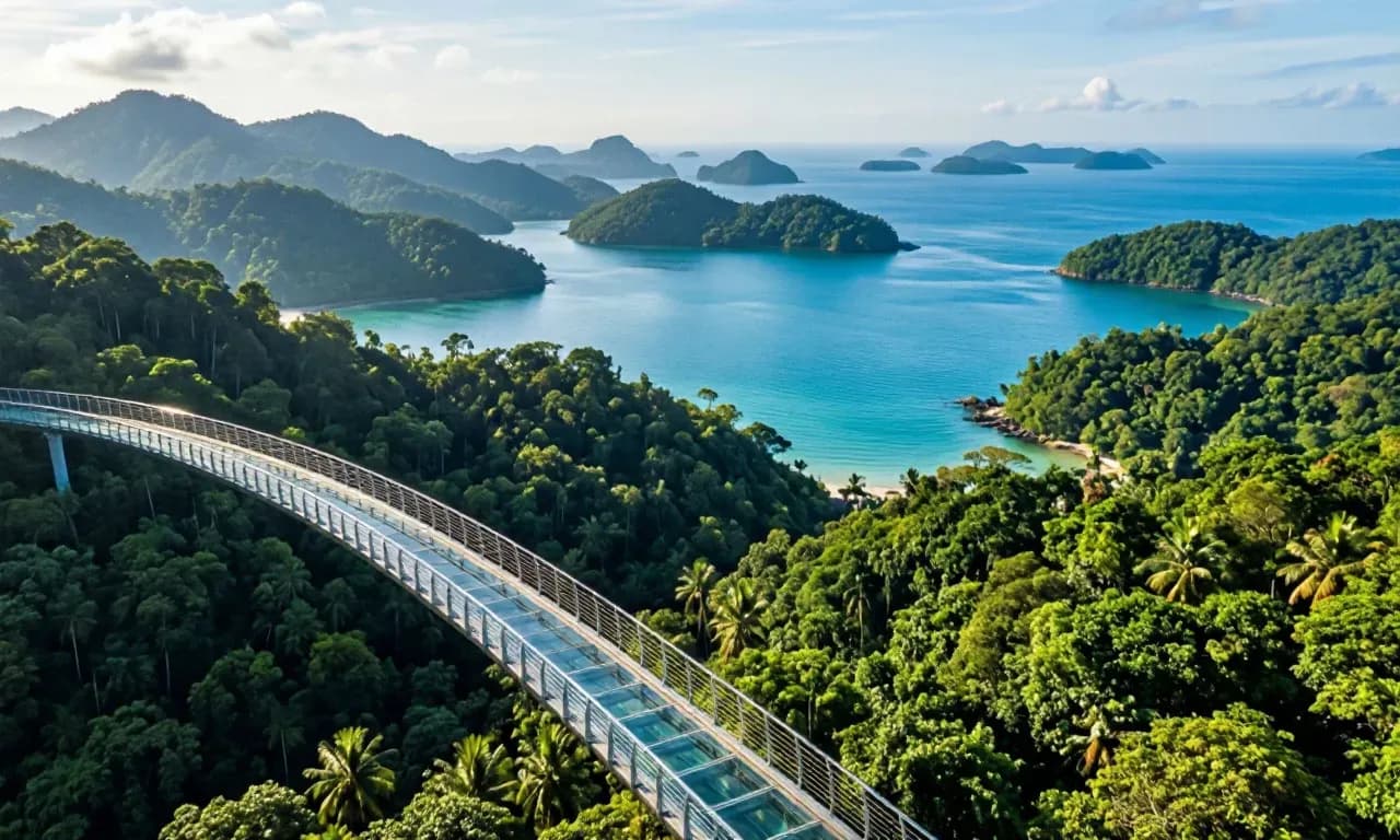 Лангкави — Sky Bridge и горы