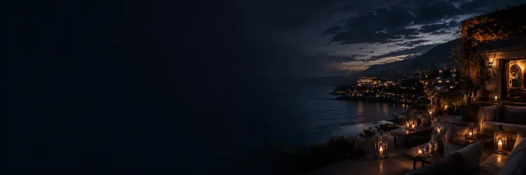 Ночной курорт у моря